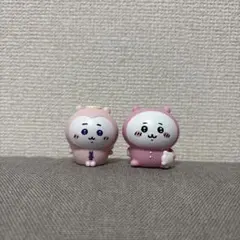 ちいかわ　ソフビパペットマスコット　パジャマ　てんしあくまのフィギュア