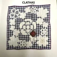 クレイサス　タオルハンカチ　新品未使用　チェック柄