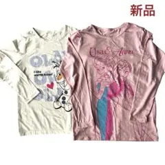 【未使用】UNIQLO ヒートテック タンクトップ 130 エルサ オラフ 2枚