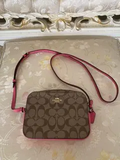 極美品✨️コーチ 2way ショルダーバッグ チェーン ケイ PVCレザー 