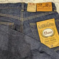 【新品タグ付児島ジーンズ 15oz セルビッチ ワイド RNB-102W W30