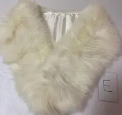 Eサガフォックス SAGAFOX ファーショール白アイボリー系 成人式 振袖