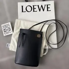 ロエベ ダブルジップ ショルダーあんしん鑑定付き - メルカリ