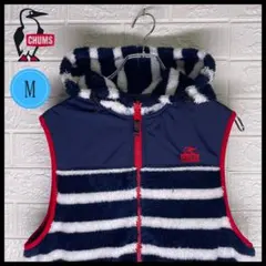 【24時間以内　匿名発送】チャムス　リバーシブルベスト　フーディ　Mサイズ