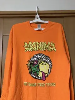 WANIMA 長袖カットソー オレンジ ロンT