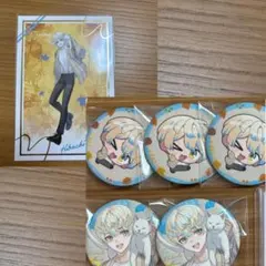 にじさんじ 秋日和 缶バッジ 特典ポストカード 緋八マナ