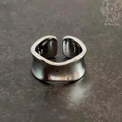 シルバー925 ウェーブオープンリング インディアンジュエリー風 新品未使用