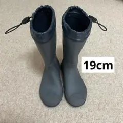 19cm レインブーツ グレー ロング丈のサムネイル