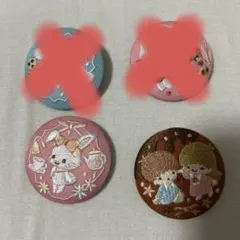 サンリオ刺繍缶バッチ　バラ売り可