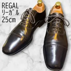 REGAL リーガル 25cm ビジネスシューズ 革靴 ストレートチップ