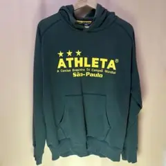 ATHLETA ダークグリーン パーカー　スウェット