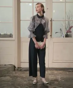 【BONLECILL noir】シアーボレロ＆キャミソールパンツドレス