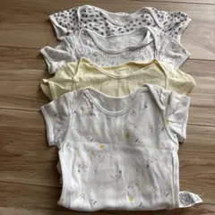 ベビー肌着 半袖ロンパース90cm4枚セット