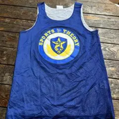 SPORTSTHEORYメッシュリバーシブル タンクトップTシャツブルーLサイズのサムネイル