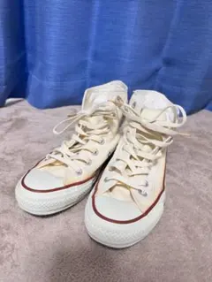 CONVERSE オールスター ハイカット 23.5cm アイボリー 生成り