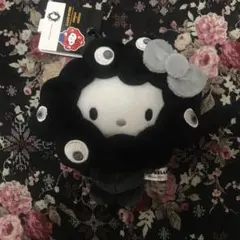 ミャクミャク　なりきりぬいぐるみ（BC） 黒　カラビナ　キティ　サンリオ