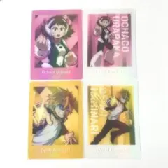 【4枚】麗日お茶子＆上鳴電気 僕のヒーローアカデミア ぱしゃこれクリア