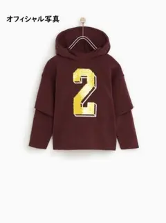 ZARA BOYS　スパンコール刺繡入りスウェット　122/7歳