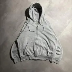 貴重size 90s - パーカー　ダブルフェイス　裏サーマル　グレー　霜降り