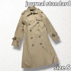 【JOURNAL STANDARD】トレンチコート ダブルボタン ベージュ S