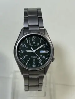 完動品 SEIKO ボーイズミリタリー 7S26-00D0 裏スケ 黒文字盤 - メルカリ