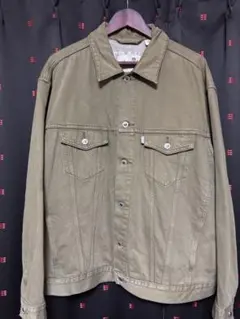 Levi's silverTab デニムジャケット Lサイズ オリーブグリーン