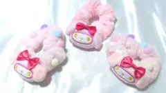 未使用 シュシュ 3個セット サンリオ マイメロディ