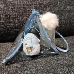 스밋코구라시 とかげのてのりぬいぐるみ付きポーチ おでかけすみっコプレミアム