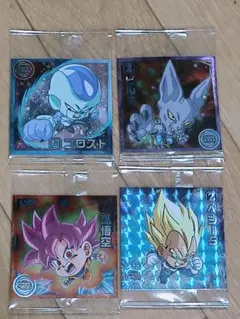 ドラゴンボール 超戦士 シールウエハース 超　超絶感謝の十周年　4枚set