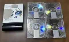 SONY WALkMAN & MD4枚つき（使用済）のサムネイル