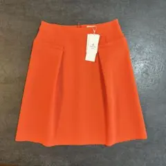 LANVIN en Bleu オレンジ スカート