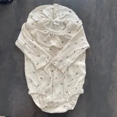 futafuta 花柄ロンパース 70サイズ