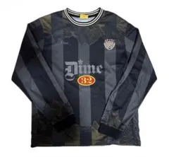 DIME STRIKER JERSEY ロンT サッカーシャツ　ゲーム Dime Striker Jersey / CHARCOAL (ダイム ロングスリーブ