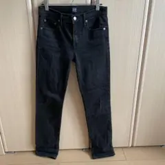 GAP デニム スキニーパンツ ブラック レディース