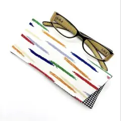 ハンドメイド　メガネケース