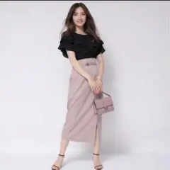 [新品]Apuweiser-richeスリットタイトスカート　※値引き不可