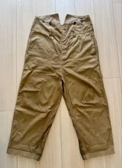 Porter Classic パラフィン加工 コットンパンツ カーキのサムネイル