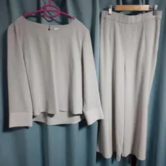 a.v.v〔卒業式・入学式向け〕ブラウス×ワイドパンツセットアップ
