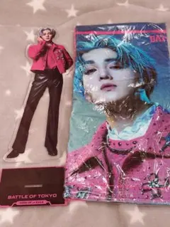 BATTLE OF TOKYO BIGアクリルスタンド 、タオルBOT　八木勇征