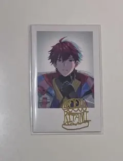 にじさんじ　3SKM 北見遊征　チェキ風カード　箔押し　サイン