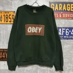 OBEY スウェット トレーナー M メキシコ製 古着 90s ストリート