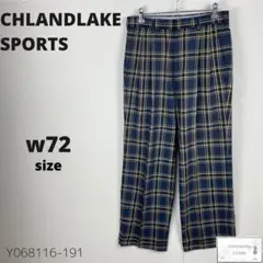 ヴィンテージ CHLANDLAKE SPORTS パンツ ゴルフウェア チェック