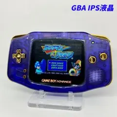 ゲームボーイアドバンス 本体 IPSv5 ミッドナイトブルー×クロームゴールド