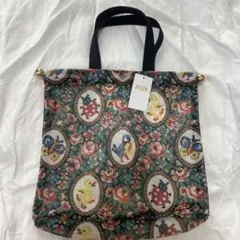 FEILERフェイラーボールアンドチェーンコラボエコバッグダック柄 刺繍 極美品 FEILERフェイラーボールアンドチェーンコラボエコバッグダック柄 刺繍