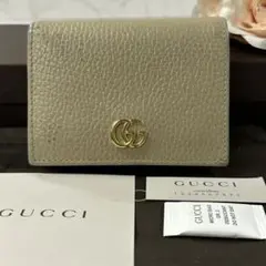 新品同様‼️ 現行　グッチ　GUCCI 財布　折り財布　GGマンモート