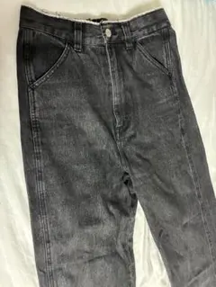 Kastane ハイウエストデニム レースアップ