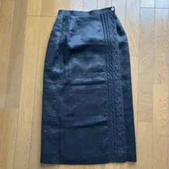 HIROKO KOSHINO pert-a-porter リネンラップスカートのサムネイル