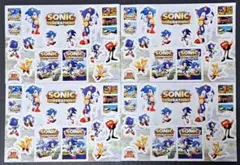 ソニック ジェネレーションズ ステッカー 4枚セット 非売品のサムネイル
