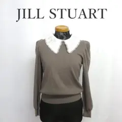 JILL STUART ジルスチュアート　FR 美品　襟取外し　ニット 長袖
