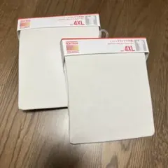 HEATTECH 4XL ヒートテックVネックT半袖ホワイト 2枚セット